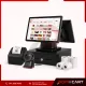 Retail POS with touchscreen, cash drawer, receipt printer and barcode scanner